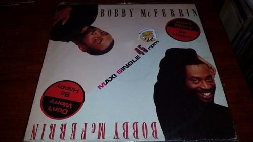Bobby Mcferrin Don't Worry Be Happy Vinilo Maxi Germany 1988