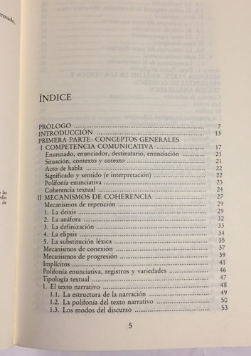 Libro Coherencia Textual Y Lectura E. Aznar, A. Cros, (Usado)