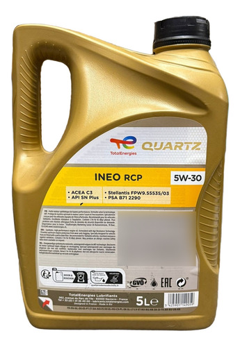 Aceite Total Quartz Ineo Rcp 5w-30 5lt. L46