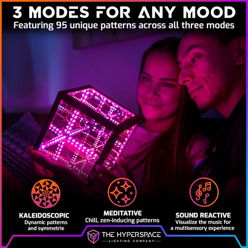 Hypercube Nano Infinity Cube - Luz Led Con Soporte