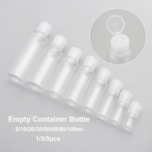 Tarro De Loción, Envase Vacío, Botella Recargable De 5 A 100