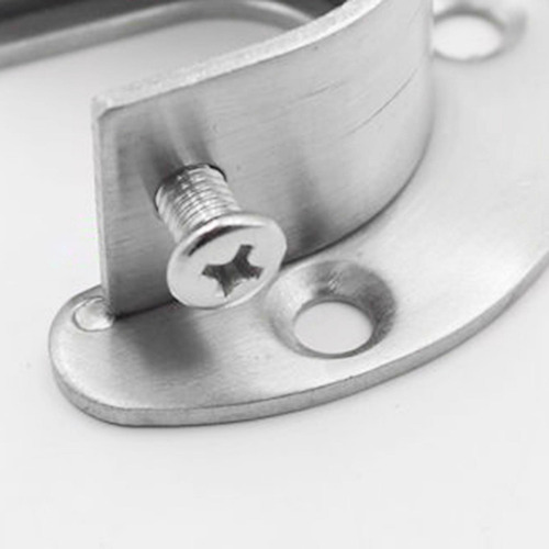 4x Socket De Varilla De Acero Inoxidable Brida Rob 25mm