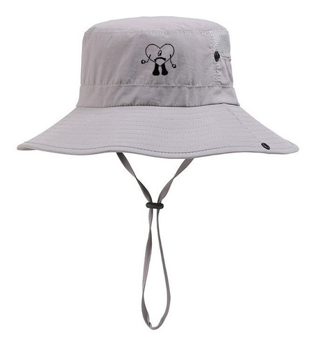 Un Verano Sin Ti Merch Heart Safari Sombrero Pescador Beige