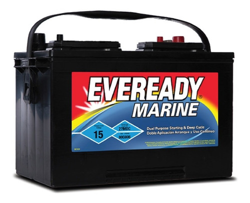 Bateria De Ciclo Profundo Eveready Marine 27-mdc - 30ah