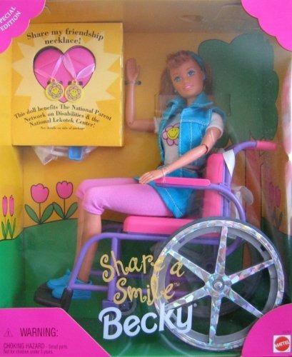  Barbie Becky Comparte Una Sonrisa Muñeca De Edicion