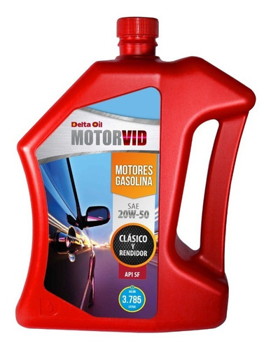 Aceite Motor Delta Oil Motorvid 20w50 Sf - Galón