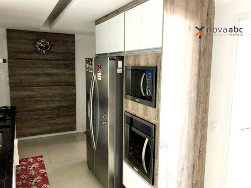 Apartamento Alto Padrão Em Condomínio Resort, Com 3 Suítes À Venda, 177 M² Por R$ 1.950.000 - Campestre - Santo André/sp - Ap1551