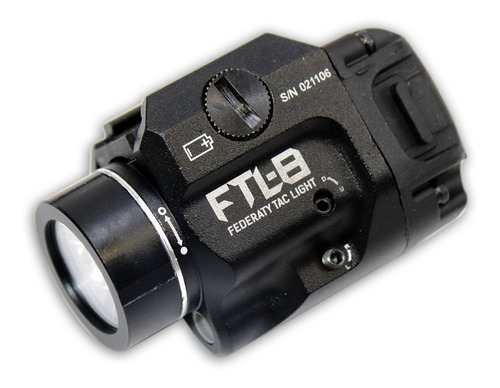 Tactical Flashlight Lanterna Tática Para Pistolas Ftl-8 Cor da luz Branco