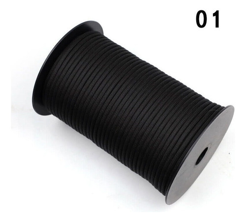 1 Rollo Cuerda Paracord 4 Mm 9 Hilos Estándar Militar 100m