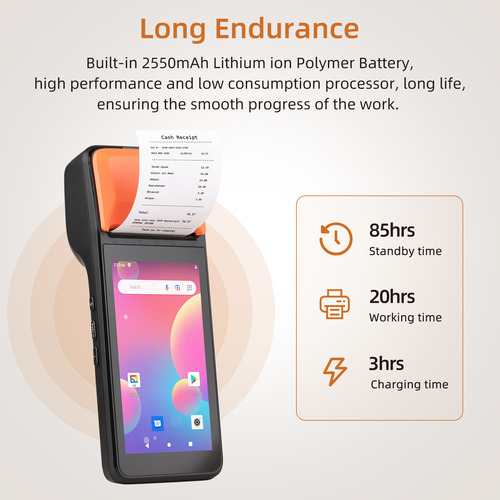 Impresora De Recibos Portátil Pos Machine Wifi... Android
