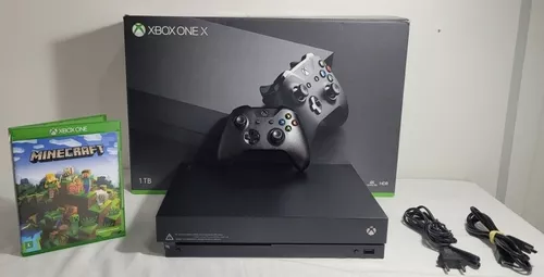 Microsoft Xbox One X 1TB Standard cor preto