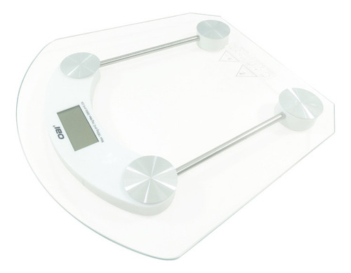 Bascula Personal Digital 180 Kg / 0,1 Kg Vidrio Templado Djk Color Blanco