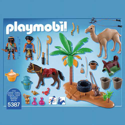 Playmobil Egipcios Campamento De Saqueadores De Tumbas 5387 Color Unico