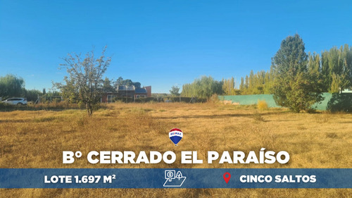 En Venta Lote De 1697 M2 En Cinco Saltos Rio Negro