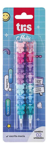 02 Lapiseira Tris Holic Link Ursinho 1,2 Mm - Summit
