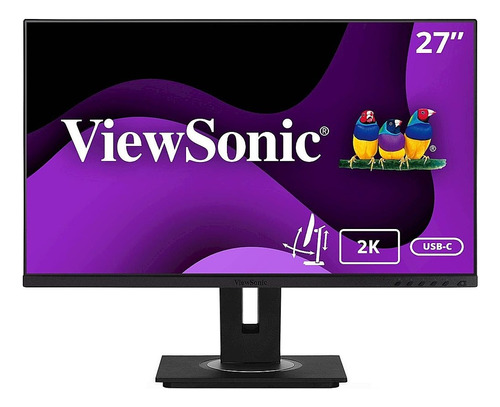 Viewsonic Vg2755-2k Monitor 2k Qhd Ips Usb-c 60hz 27 In
