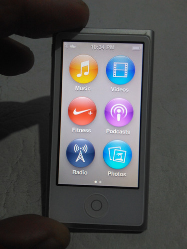 Apple Ipod Nano 7a Generación Md480e Plata 16gb Exc.no Envio Plata (Usado)