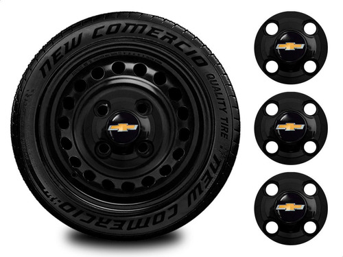 Calotinha Meriva Aro 13-15 - Preto - 4x100 - 4 Furos