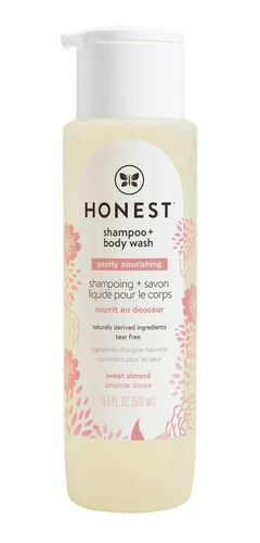 The Honest Company Shampoo Y Gel De Baño De Almendra 532ml