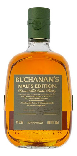 Pack De 6 Whisky Buchanans Malts Edition 750 Ml