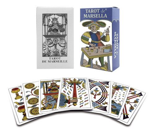 Tarot De Marsella Edición Bolsillo En Español Manual + Bonus