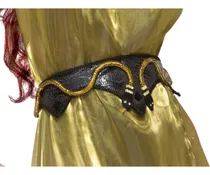 Comprar Cinto Preto Cobra Medusa Cleopatra Festa Fantasia Halloween