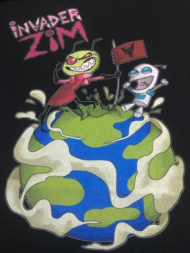 Invader Zim Bandera - Animacion - Polera- Cyco Records