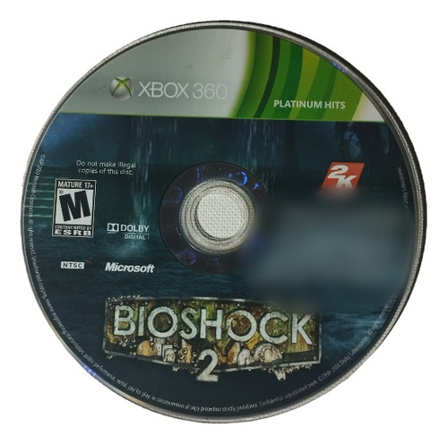 Bioshock 2 Xbox 360 Solamente Es El Disco (Usado)