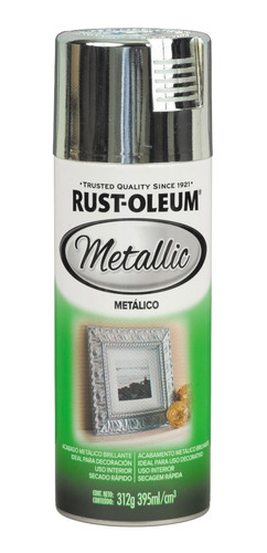 Pintura Aerosol Metallic Acabado Metálico 312 Gr Rust Oleum