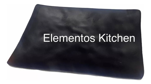 Canoa Sushi De Melamina Reforzada Negra 30 X 20 Cm 24 Pz Color Negro Lisa