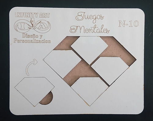 5 Juegos Mentales Inteligencia 20 Cm X 16 Cm ( 5 Piezas )