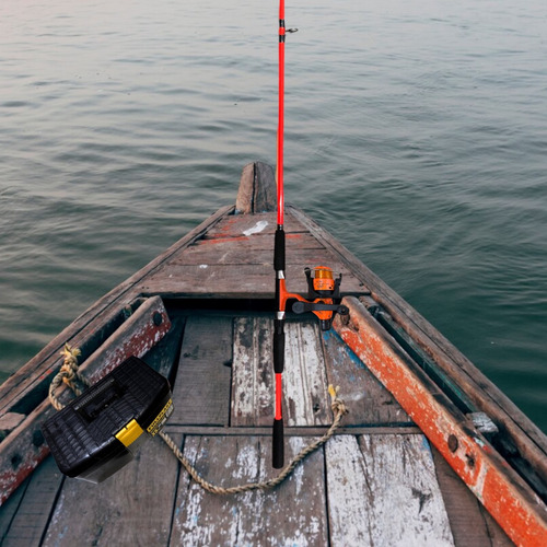 Imagen 6 de 9 de Kit Combo Equipo Completo Pesca Caña Reel Caja Y Accesorios