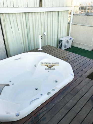 Imagem 9 de 30 de Cobertura Com 3 Dormitórios À Venda, 122 M² Por R$ 900.000,00 - Tatuapé - São Paulo/sp - Co0051