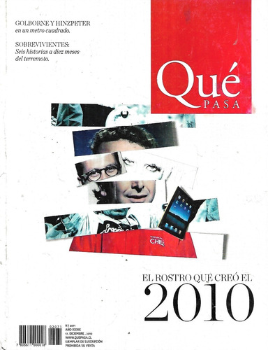 Revista Qué Pasa N 2071 / 17 Diciembre 2010 / Goldborne