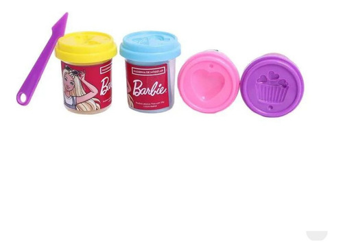Conjunto Massa Modelar + Massa Modelar Sorveteria Barbie Fun
