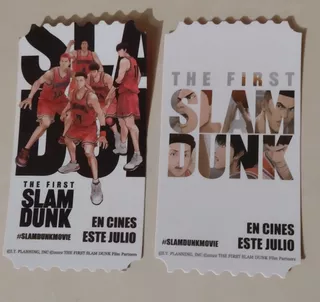 Juego De Boletos Conmemorativos The First Slam Dunk