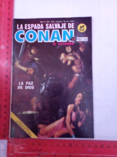 Revista La Espada Salvaje De Conan Comic No 140 0ctubre 1993