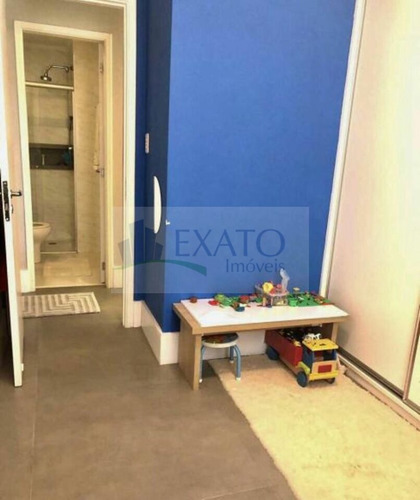 Imagem 12 de 15 de Apartamento Com 86m² De Área Útil, 3 Dormitórios, 2 Vagas, Próximo Ao Metrô. - Em33194