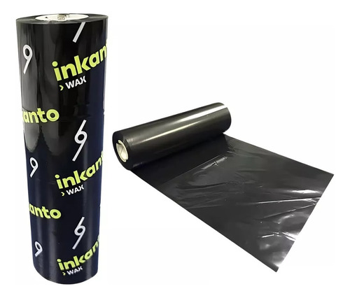 Cx 12 Un Ribbon Cera Armor Inkanto Awr1 110x74mm Preto Zebra