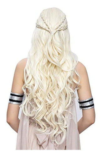 Peluca Para Hacer Cosplay De Daenerys Targaryen D