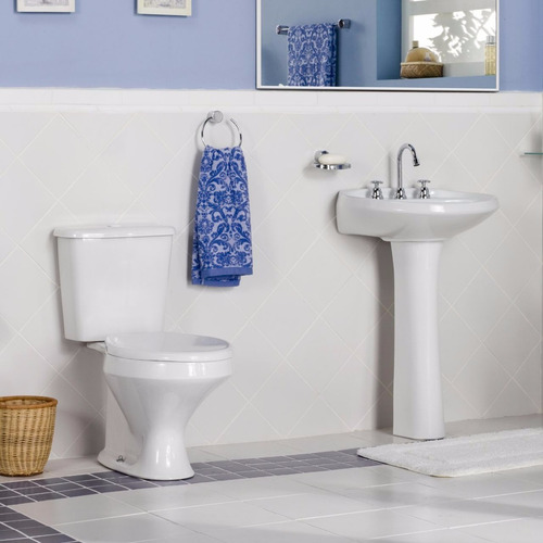 Imagen 4 de 10 de Combo Inodoro Deposito Bidet Tapa Deca Premium Ravena Envio