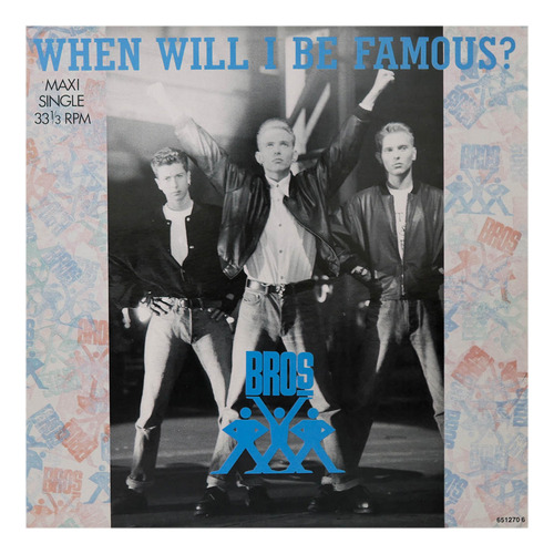 Bros - When Will I Be Famous? | 12 Maxi Single Usado (Usado)