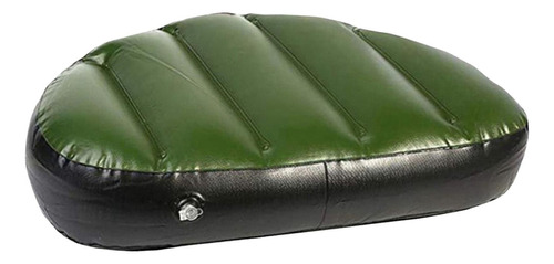 Almofada De Assento Pneumático Para Barco À Preto + Verde