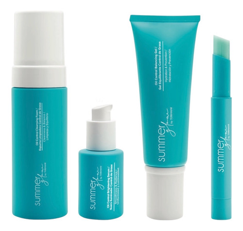 Set Facial Anti Acné Control De Grasa Terramar 4 Pasos