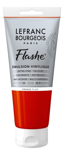Tinta Acrílica Flashe Lefranc&bourgeois S3 Fluor Orange 80ml