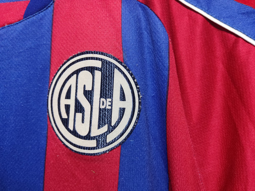 Camiseta Titular Lotto De San Lorenzo, Año 2012 Aprox, T:xl. (Usado)