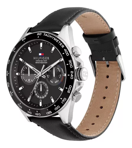 Reloj De Pulsera Hilfiger Para Negro