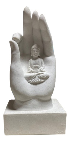 Buda Tallado En Mano Mudra