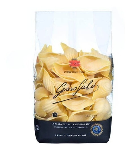 Pasta Italiana Garofalo Fideos Conchiglioni Pack 4 X 500gr !