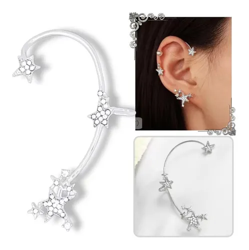 Aros solitarios de plata sale
